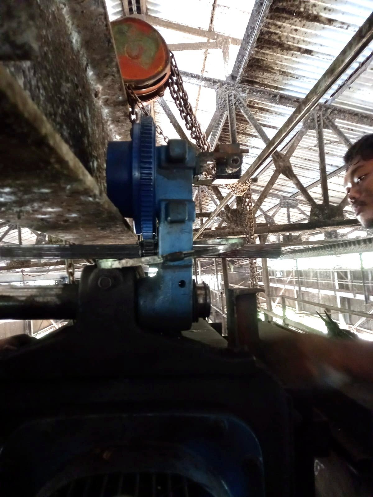 Hoist drive and mechanical assembly.